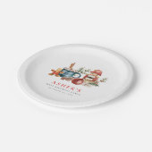 Nutcracker Holiday Pappteller (Schrägansicht)