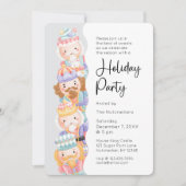 Nutcracker Holiday Party Einladung (Vorderseite)