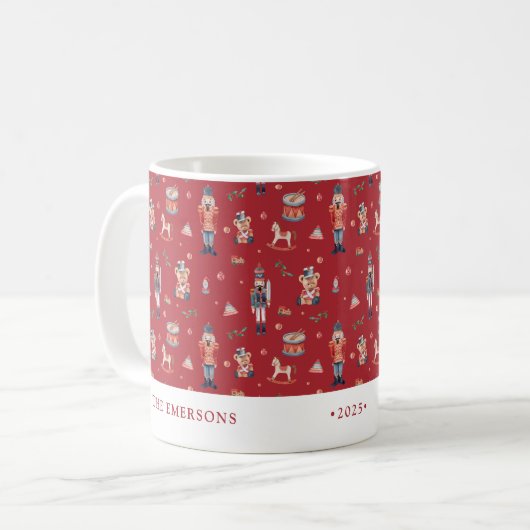 Nutcracker Holiday Tasse (Vorderseite Links)