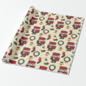 Nutcracker Holiday Weihnachten Geschenkpapier (Ungerollt)