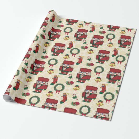 Nutcracker Holiday Weihnachten Geschenkpapier (Ungerollt)