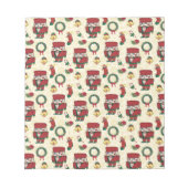 Nutcracker Holiday Weihnachten Notizblock (Vorderseite)