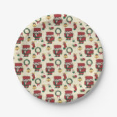 Nutcracker Holiday Weihnachten Pappteller (Vorderseite)