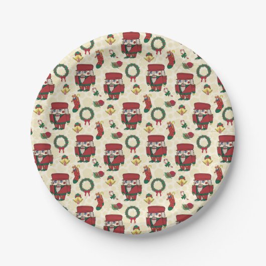 Nutcracker Holiday Weihnachten Pappteller (Vorderseite)