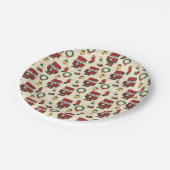 Nutcracker Holiday Weihnachten Pappteller (Schrägansicht)