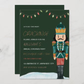 Nutcracker Holiday Weihnachten Party Einladung (Vorne/Hinten)