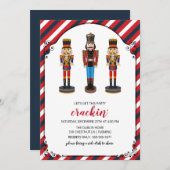 Nutcracker Holiday Weihnachten Party Einladung (Vorne/Hinten)