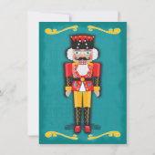 Nutcracker Holiday Weihnachten Party Einladung (Rückseite)