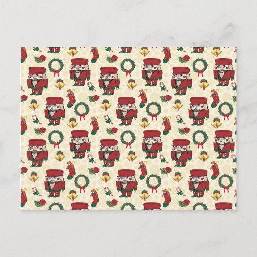 Nutcracker Holiday Weihnachten Postkarte (Vorderseite)