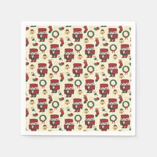 Nutcracker Holiday Weihnachten Serviette (Vorderseite)