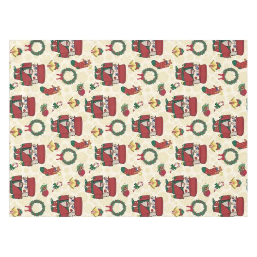 Nutcracker Holiday Weihnachten Tischdecke (Vorderseite (Horizontal))