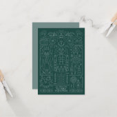 Nutcracker Holiday Weihnachtskarte Karte (Vorderseite/Rückseite Beispiel)