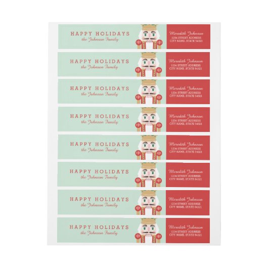 Nutcracker Holiday Wraparound Labels (Bogen)