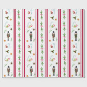 Nutcracker Holiday Wrapping Paper Geschenkpapier (Flach)