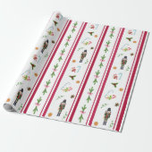 Nutcracker Holiday Wrapping Paper Geschenkpapier (Ungerollt)