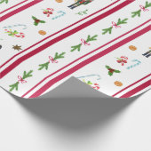 Nutcracker Holiday Wrapping Paper Geschenkpapier (Ecke)