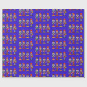 Nutcracker Holiday Wrapping Paper Geschenkpapier (Flach)
