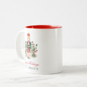 Nutcracker Holidays Skript Weihnachten Zweifarbige Tasse (Vorderseite Links)