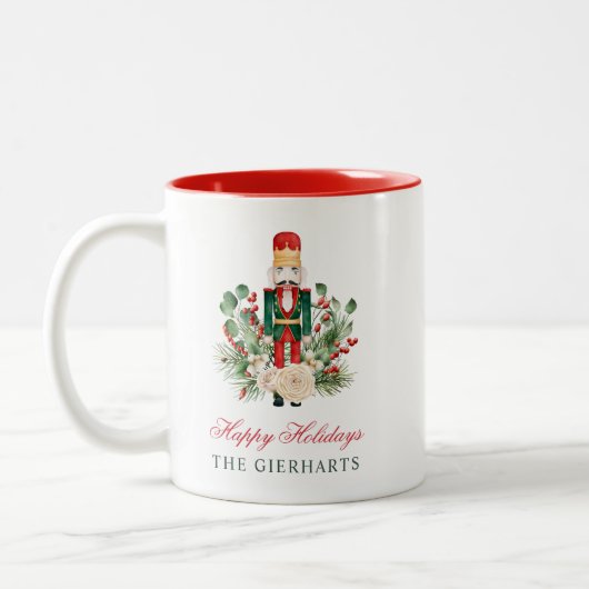 Nutcracker Holidays Skript Weihnachten Zweifarbige Tasse (Links)