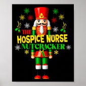 Nutcracker Hosce Nurse Festive Christmas Holiday S Poster (Vorne)