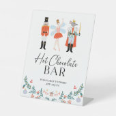 Nutcracker Hot Chocolate Bar Christmas Party Sockelschild (Vorderseite)