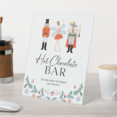 Nutcracker Hot Chocolate Bar Christmas Party Sockelschild (In SItu)