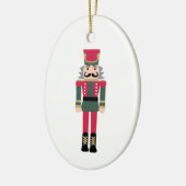 Nutcracker Illustration Christmas Design Classic C Keramik Ornament (Links)