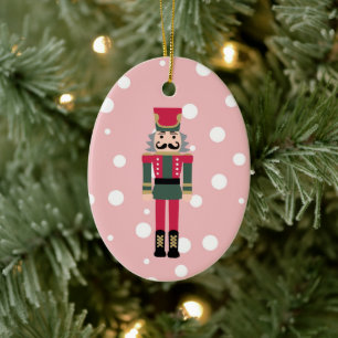 Nutcracker Illustration Christmas Design Classic C Keramik Ornament