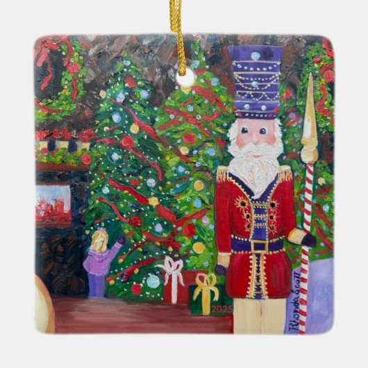 Nutcracker im Hotel Captain Cook 2025 Keramikornament (Vorderseite)