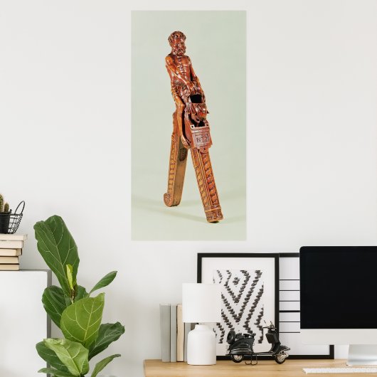 Nutcracker in Form eines Mannes Poster (Heimbüro)