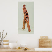 Nutcracker in Form eines Mannes Poster (Küche)