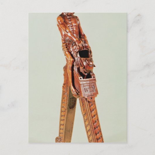 Nutcracker in Form eines Mannes Postkarte (Vorderseite)