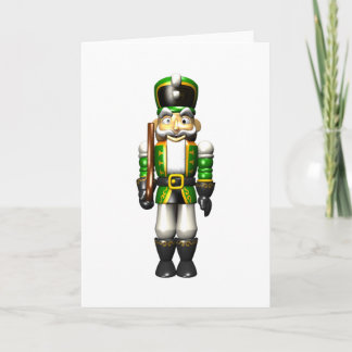 Nutcracker in Green - Weihnachtskarte Feiertagskarte