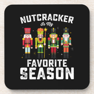 Nutcracker ist mein Lieblingssaison Weihnachtsfeie Getränkeuntersetzer