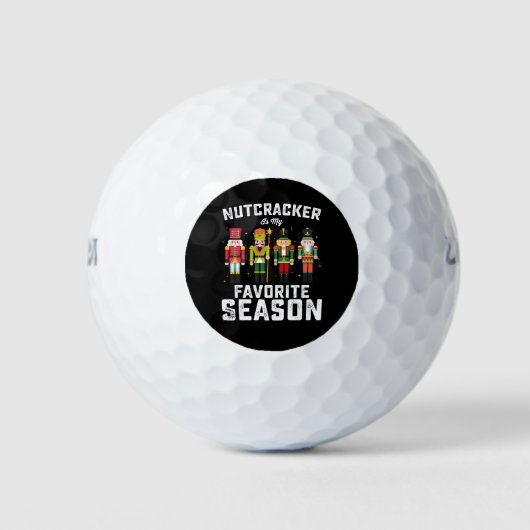 Nutcracker ist mein Lieblingssaison Weihnachtsfeie Golfball (Vorderseite)