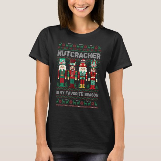 Nutcracker ist meine Lieblingssaison Deez Nuts Ugl T-Shirt (Vorderseite)