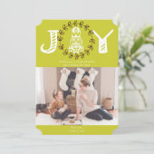 Nutcracker Joliday Foto Card Feiertagskarte (Stehend Vorderseite)