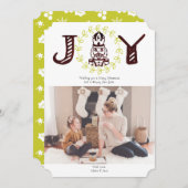 Nutcracker Joliday Foto Card Feiertagskarte (Vorne/Hinten)