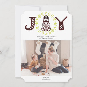 Nutcracker Joliday Foto Card Feiertagskarte