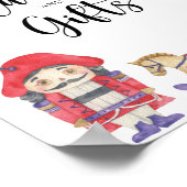 Nutcracker - Karten und Geschenke Babydusche Poster (Ecke)