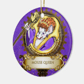 Nutcracker Keramik Circle Ornament : Maus Königin (Links)
