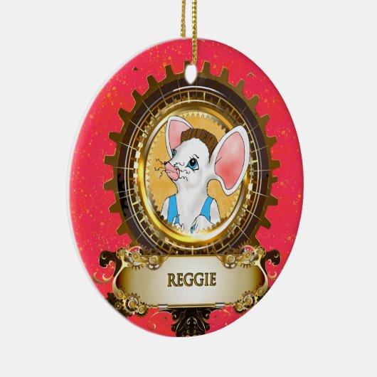 Nutcracker Keramik Circle Ornament Reggie (Rechts)