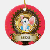 Nutcracker Keramik Circle Ornament Reggie (Vorne)