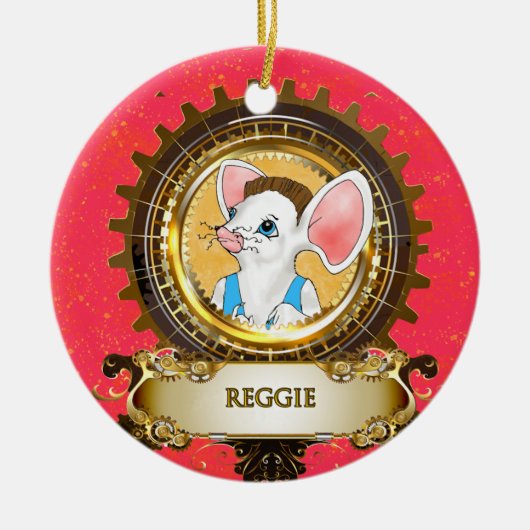 Nutcracker Keramik Circle Ornament Reggie (Vorne)