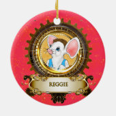 Nutcracker Keramik Circle Ornament Reggie (Hinten)