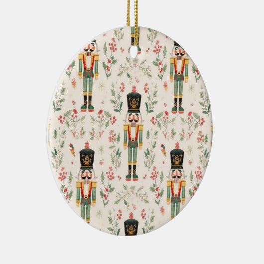 Nutcracker Keramik Ornament (Rechts)