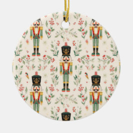 Nutcracker Keramik Ornament