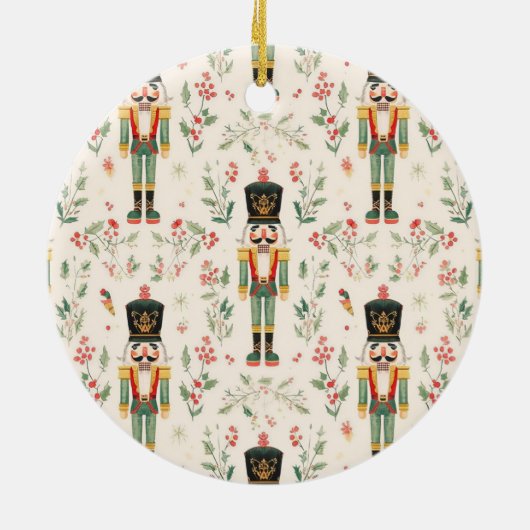 Nutcracker Keramik Ornament (Hinten)