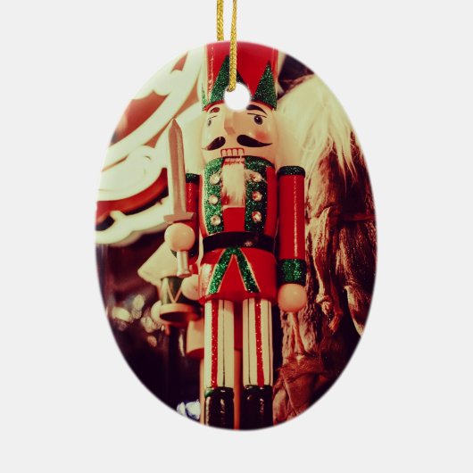 Nutcracker Keramik Ornament (Hinten)