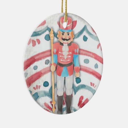 Nutcracker Keramik Ornament (Rechts)